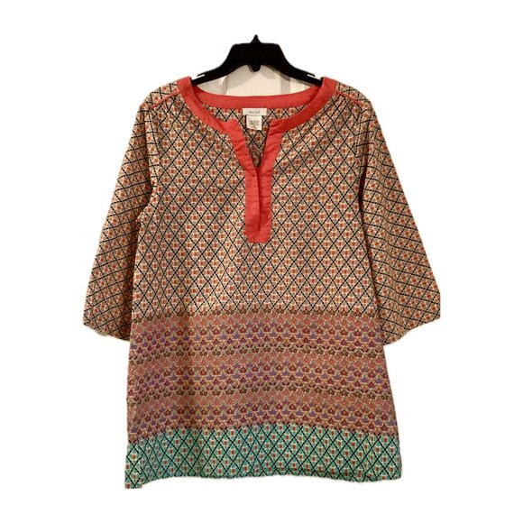 Kate Hill Multicolored Tunic - Picture 1 of 5
